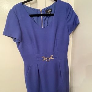 Tahari Blue Dress - Size 8